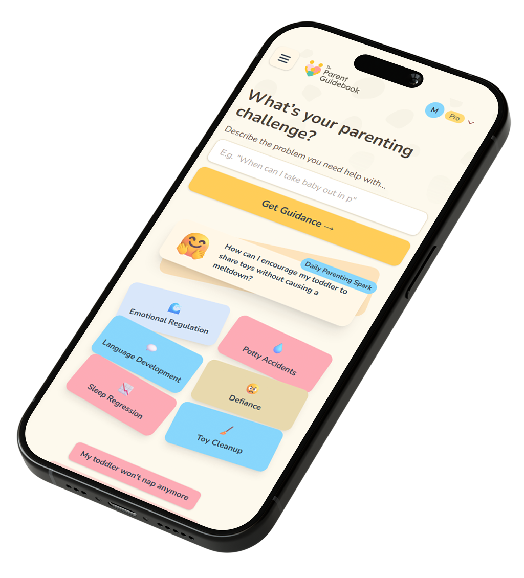Parent Guidebook App Interface